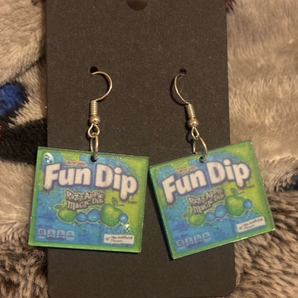 Handmade Fun Dip earrings